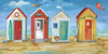 Bright Beach Huts Poster Print by Nan - Item # VARPDX40433