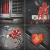 Red Hints Four Pack Poster Print by Gail Peck - Item # VARPDX10606E