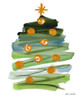 Abstract Christmas Tree II Poster Print by Lanie Loreth - Item # VARPDX12177