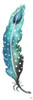 Dotted Blue Feather I Poster Print by Elizabeth Medley - Item # VARPDX12448N