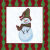 Snowman Zig Zag Square III Poster Print by Gina Ritter - Item # VARPDX12558A