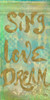 Sing Love Dream Poster Print by Elizabeth Medley - Item # VARPDX12112R