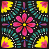 Floral Fiesta Tile X Poster Print by Laura Marshall - Item # VARPDX41512