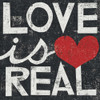 Love Is Real Grunge Square Poster Print by Michael Mullan - Item # VARPDX11592