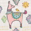 Playful Llamas III Poster Print by Farida Zaman - Item # VARPDX42223