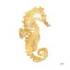 Gold Square Seahorse I Poster Print by Julie DeRice - Item # VARPDX10199R