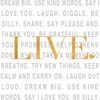 Gold Love and Life II Poster Print by SD Graphics Studio - Item # VARPDX11081M