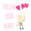 Follow Your Heart Poster Print by Melanie Torres - Item # VARPDX13261B