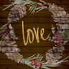 Love and Peace Wreath II Poster Print by Lanie Loreth - Item # VARPDX11535Y