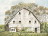 White Barn and Roses Poster Print by Gwendolyn Babbitt - Item # VARPDXBAB476