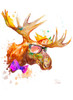 Cool Moose Poster Print by Patricia Pinto - Item # VARPDX12905A