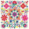 Floral Fiesta White III Poster Print by Laura Marshall - Item # VARPDX41517