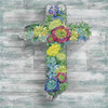 Succulent Cross Poster Print by Paul Brent