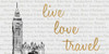 Live, Love, Travel Poster Print by Nicholas Biscardi - Item # VARPDX11165A