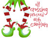 Elf Crossing Proceed With Caution Poster Print by Gina Ritter - Item # VARPDX12558QQ