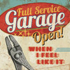 Mancave I - Full Service Garage Poster Print by Pela Studio - Item # VARPDX10311