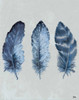 Indigo Blue Feathers I Poster Print by Patricia Pinto - Item # VARPDX11051T