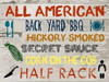 American BBQ Board Poster Print by Sheldon Lewis - Item # VARPDXSLBRC252A