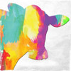 Colorful Moo Poster Print by Sheldon Lewis - Item # VARPDXSLBSQ204A1