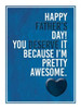 Fathers Awesome Poster Print by Jace Grey - Item # VARPDXJGRC500B