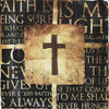 Quote Border Cross Gold Poster Print by Mlli Villa - Item # VARPDXMVSQ112A