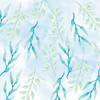 Blue Floral Pattern 1 Poster Print by Orane Fraser - Item # VARPDXOFSQ004A