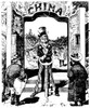 Cartoon: Open Door, 1900. /Nan American Cartoon Showing Uncle Sam Opening China To Free Trade With The Key Of American Diplomacy While Economic Competitors England And Russia Look On. Cartoon, 1900. Poster Print by Granger Collection - Item # VARGRC0