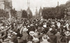 World War I: Berlin, 1914. /Ncrowds In Berlin Cheering Kaiser Wilhelm Ii As He Left For The Front Lines During World War I, After Promising That He Would Return Victorious Within A Year. Photograph, 1914. Poster Print by Granger Collection - Item # V
