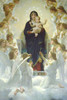 Queen of Angels.  High quality vintage art reproduction by Buyenlarge.  One of many rare and wonderful images brought forward in time.  I hope they bring you pleasure each and every time you look at them. Poster Print by William Bouguereau - Item # V