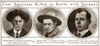 World War I: Casualties. /Nthe First Americans Killed In Battle Against Germany On 3 November 1917, During World War I. Left To Right: Private Thomas F. Enright; Corporal James B. Gresham; Private Merle D. Hay. Poster Print by Granger Collection - It