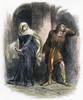 Shakespeare: Macbeth. /Nlady Macbeth Exhorting Macbeth To Rid Himself Of 'Brain-Sickly' Thoughts After The Murder Of Duncan (Act Ii, Scene I) In William Shakespeare'S 'Macbeth.' Engraving After Sir John Gilbert, 1881. Poster Print by Granger Collecti