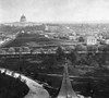 Washington: National Mall. /Na View Of The National Mall In Washington, D.C., Looking Towards The United States Capitol (With Dome Still Under Construction) From The Roof Of The Smithsonian Institution. Photographed In 1863. Poster Print by Granger C