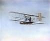 Orville Wright In Flight. /Norville Wright (1871-1948), American Aviation Pioneer, Flying Around The Statue Of Liberty In New York Harbor In 1909. Oil Over A Photograph, Taken From The Top Of The Statue. Poster Print by Granger Collection - Item # VA