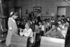 Daily Inspection, 1917. /Nolder Children Under The Direction Of Their Teacher, Inspect The Finger Nails And Teeth Of The Younger Children. School #49, Comanche County, Lawton (Vicinity), Oklahoma. Photographed April 1917, By Lewis Hine. Poster Print