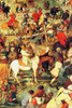 Procession to Cavalry - Detail.  High quality vintage art reproduction by Buyenlarge.  One of many rare and wonderful images brought forward in time.  I hope they bring you pleasure each and every time you look at them. Poster Print by Pieter the Eld