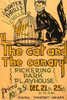 Poster for Federal Theatre Project presentation of "The Cat and the Canary" at the Pickering Park Playhouse, San Bernardino, Calif., showing a cat with a devilish face looking at a canary in a birdcage. Poster Print by Federal Theater Project - Item