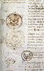 Da Vinci: Earth. /Nwriting And Drawings By Leonardo Da Vinci, Illustrating The Theory That The Earth Has A Core Of Water, And His Ideas On How Mountains Are Formed, From The Codex Leicester, 1506-1510. Poster Print by Granger Collection - Item # VARG