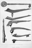 Native American War Clubs. /Nvarious War Clubs Of Native American Tribes Of The Western United States, Ranging From 32 (Top) To 20 (Bottom) Inches In Length. Line Engraving, American, 1853, After A Drawing By Seth Eastman. Poster Print by Granger Col