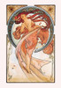Alphonse Maria Mucha was a Czech Art Nouveau painter.  However, he did a great many posters and prints.  The period of his work has become known as the Belle Epoque. One of his "flower" series prints. Poster Print by Alphonse Mucha - Item # VARBLL058