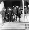 Roosevelt & Burroughs, C1903. /Nu.S. President Theodore Roosevelt (Center) With Naturalist John Burroughs (Center, Left) At Fort Yellowstone In Yellowstone National Park, California. Stereograph, C1903. Poster Print by Granger Collection - Item # VAR