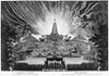 Versailles: Fireworks. /Nking Louis Xiv Of France Watching Fireworks On The Canal In The Gardens Of The Palace Of Versailles. Line Engraving From Andr_ Felibien'S 'Les Divertissements De Versailles,' 1679. Poster Print by Granger Collection - Item #