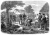 Battle Of Sadowa, 1866. /Ncrown Prince Frederick Of Prussia (Frederick Iii Of Germany) Visiting Troops Wounded In The Battle Of Sadowa (Also Known As Koeniggratz). Wood Engraving, English, 1866. Poster Print by Granger Collection - Item # VARGRC00007