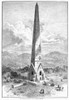 Saratoga Monument, 1877. /Na Rendering Of The 155 Feet Obelisk, Completed In 1882, Commemorating The American Victories In The Revolutionary War Battles At Saratoga, New York, In 1777. Wood Engraving, 1877. Poster Print by Granger Collection - Item #