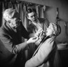 New Mexico: Health Clinic. /Ndr. Werner Onstine Examining A Patient At A Clinic Operated By The Taos County Cooperative Health Association In Penasco, New Mexico. Photograph By John Collier, 1943. Poster Print by Granger Collection - Item # VARGRC032