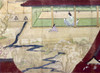 Sugawara No Michizane /N(845-903). Japanese Scholar, Poet, And Politician Of The Heian Period. Michizane As A Youth Studying With His Father In The Family'S Formal Japanese Garden. Detail Of A Scroll, C1219. Poster Print by Granger Collection - Item