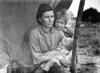 Migrant Farm Workers. /Nflorence Thompson, A 32-Year-Old Migrant Worker, Photographed With Her Children In Nipomo, California. Photograph Part Of The 'Migrant Mother' Series By Dorothea Lange, 1936. Poster Print by Granger Collection - Item # VARGRC0