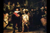 The Night Watch detail .  High quality vintage art reproduction by Buyenlarge.  One of many rare and wonderful images brought forward in time.  I hope they bring you pleasure each and every time you look at them. Poster Print by Rembrandt  Van Rijn -