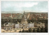 Washington, D.C., C1871. /Nbird'S-Eye View Of Washington, D.C., With The Capitol Building In The Foreground, The U.S. Botanic Garden, Smithsonian Institution And The Washington Monument In The Background. Chromolithograph, C1871. Poster Print by Gran