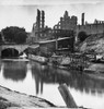 Civil War: Richmond, 1865. /Nthe James River And Kanawha Canal Near The Haxall Flour Mills With The Ruins Of The Gallego Flour Mills In The Background At Richmond, Virginia Following The American Civil War. Photograph, 1865. Poster Print by Granger C
