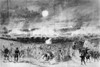 Chancellorsville, 1863. /Ncolonel Darius N. Couch'S Union Army Corps Forming A Line Of Battle At Chancellorsville, Virginia, To Cover The Retreat Of The 11Th Corps, Running Away, 3 May 1863. Pencil Drawing By Alfred R. Waud. Poster Print by Granger C